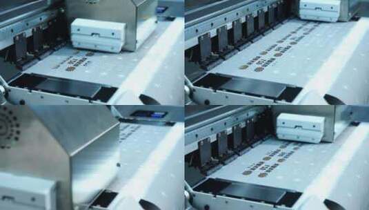 数码激光喷墨打印机工业印刷高清在线视频素材下载