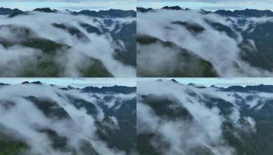 山脉云雾高清在线视频素材下载