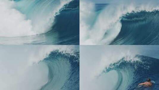 海浪大浪高清在线视频素材下载