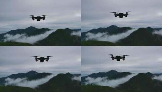 无人机 无人机飞行高清在线视频素材下载