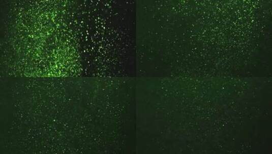 绿色粒子高清在线视频素材下载