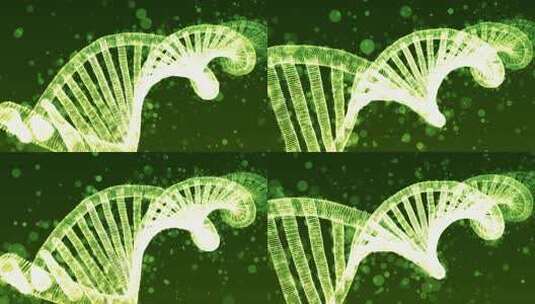 DNA分子，双螺旋链高清在线视频素材下载