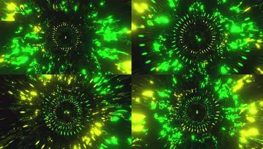 隧道史诗的3d运动循环抽象彩色未来螺旋隧高清在线视频素材下载