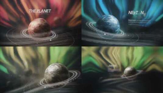 震撼星球标题动画预告展示AE模板高清AE视频素材下载