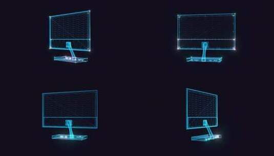 电视全息旋转4k高清在线视频素材下载