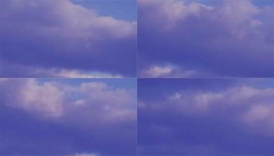蓝天下的云景高清在线视频素材下载