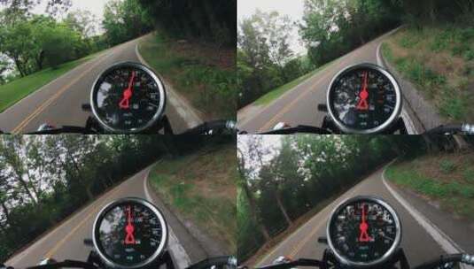 摩托车速度表高清在线视频素材下载