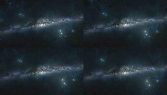 银河星系背景高清在线视频素材下载