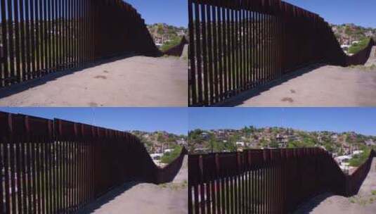 边境围墙建筑高清在线视频素材下载