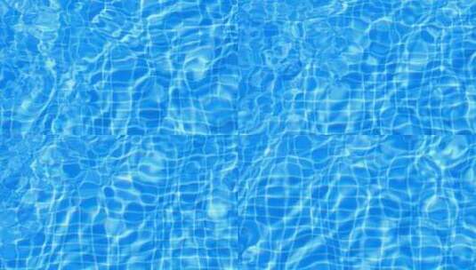 水波粼粼的泳池水面高清在线视频素材下载