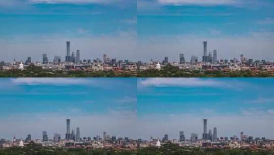 北京城市建筑4K延时视频高清在线视频素材下载