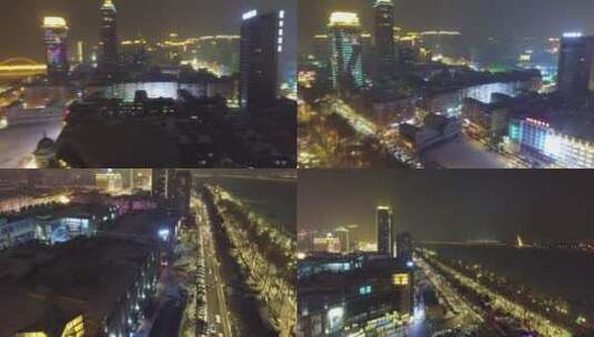 哈尔滨正月十五中央大街高清在线视频素材下载
