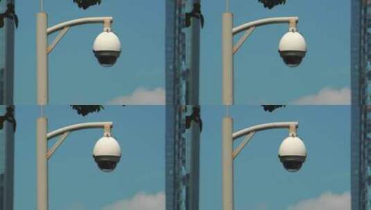 城市公共安全监控摄像头高清在线视频素材下载