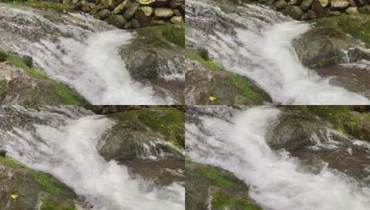 大自然 流水 溪水 小溪高清在线视频素材下载