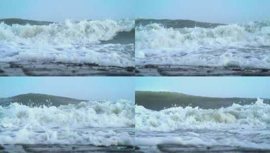 大海浪花高清在线视频素材下载