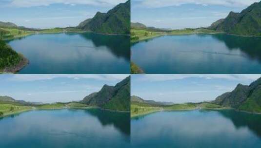 新疆天山天池景区高清在线视频素材下载