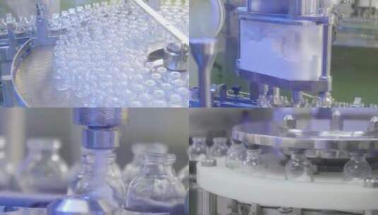 药品生产流程-粉剂药品灌装（合集）高清在线视频素材下载