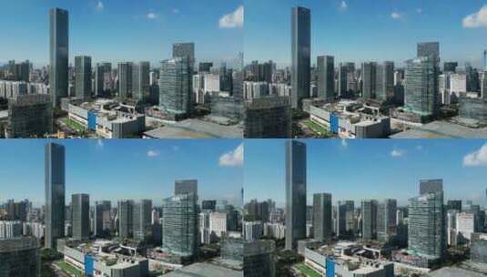 深圳后海海岸城商业中心粤海街道高楼大厦高清在线视频素材下载