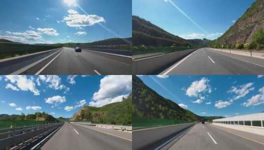 【合集】城市道路开车第一视角 记录仪视角高清在线视频素材下载