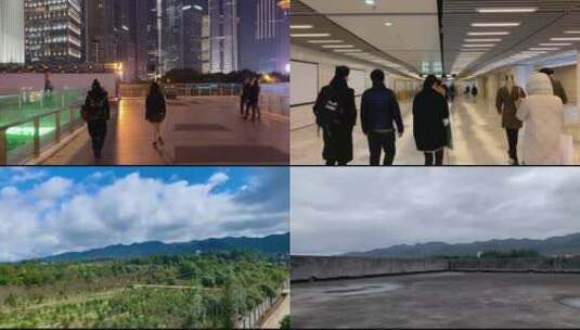 上海街景合集高清在线视频素材下载