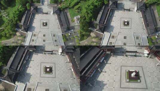 中式庭院高端酒店高清在线视频素材下载