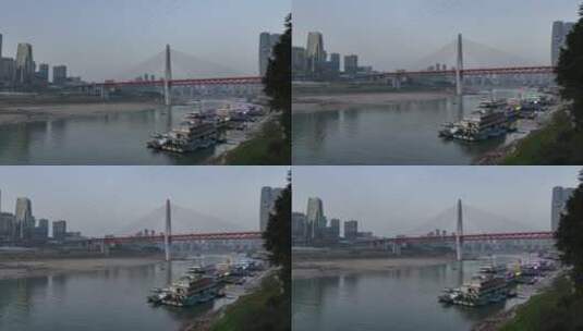 重庆洪崖洞航拍高清在线视频素材下载