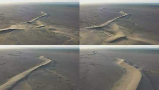 航拍荒凉的沙漠2高清在线视频素材下载