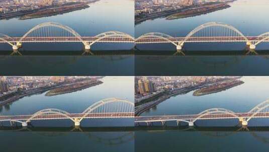 江西吉安大桥高清在线视频素材下载