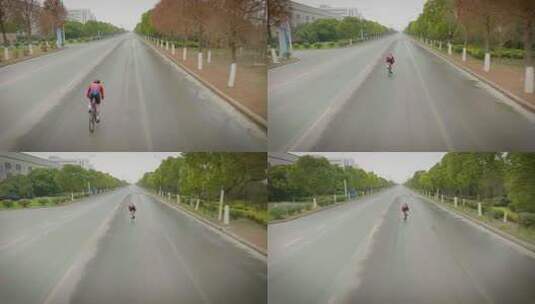 公路竞速自行车高清在线视频素材下载
