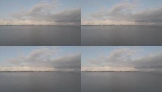 湖面上空的云高清在线视频素材下载