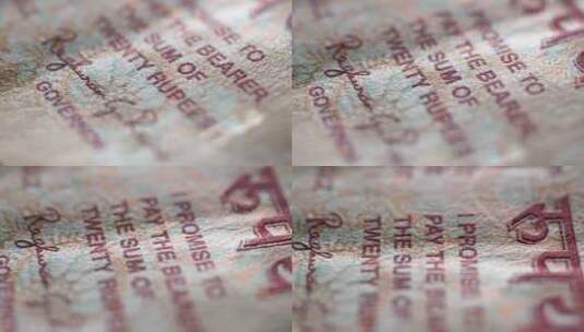 印度货币高清在线视频素材下载