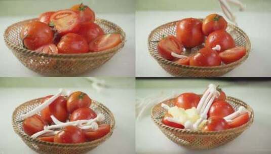 西红柿棚拍高清在线视频素材下载