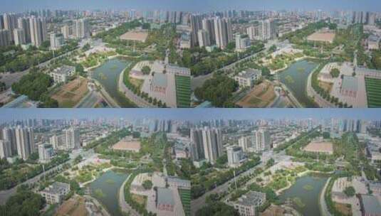 邯郸市复兴区复兴广场2高清在线视频素材下载
