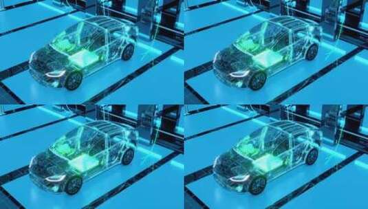 新能源汽车动画高清在线视频素材下载