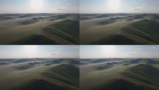 呼伦贝尔草原莫日格勒河风光1309高清在线视频素材下载
