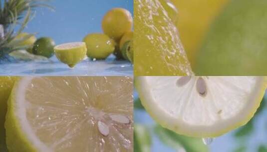 新鲜柠檬高清在线视频素材下载