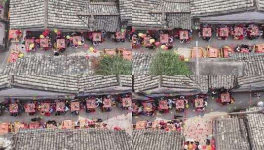 中国广东省梅州市丰顺县建桥围高清在线视频素材下载