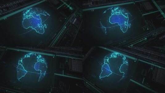 地图、地球、屏幕、计算机化地图高清在线视频素材下载