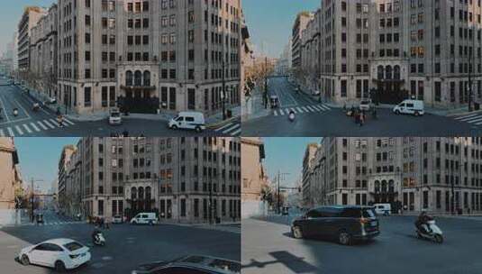 福州大楼航拍空镜高清在线视频素材下载