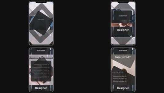 时尚现代化动感标题字幕条图像过渡片场AE模板高清AE视频素材下载