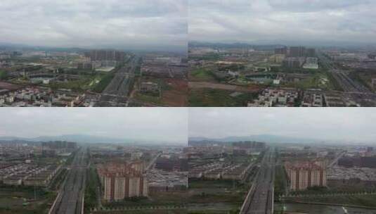 义乌市苏溪风光航拍 4条素材合集高清在线视频素材下载
