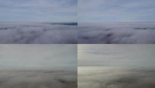 在云层之上看云海高清在线视频素材下载