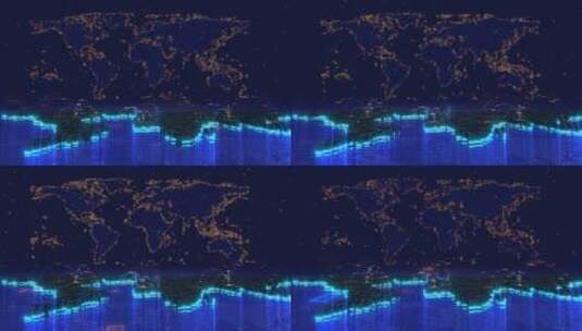 现代大气科技感数位世界链接背景视频素材高清在线视频素材下载