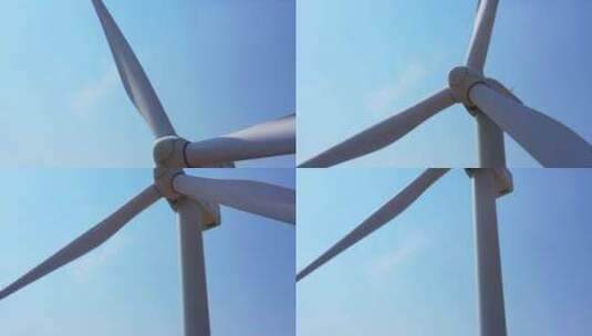 清洁能源风力发电风车高清在线视频素材下载