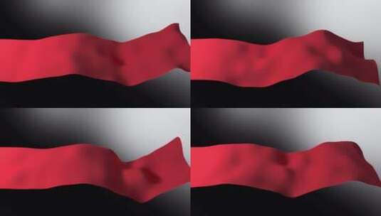 红布 布条 绸子 红绸 丝带高清在线视频素材下载