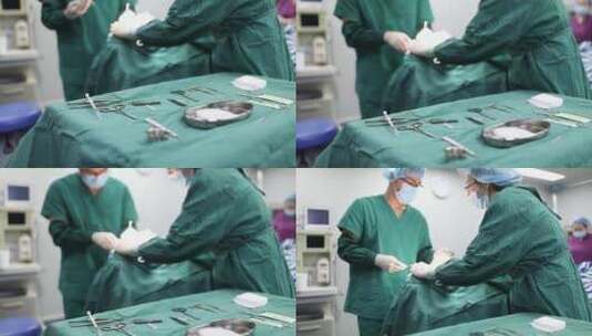 医生手术慢镜头高清在线视频素材下载
