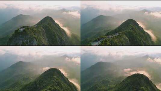海南乐东尖峰岭热带雨林公园云海日出高清在线视频素材下载