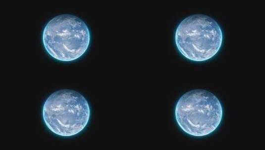 【透明通道】4K地球-11高清在线视频素材下载