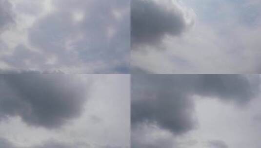 阴天乌云延时天空天气变化气象灰色天空阴云高清在线视频素材下载