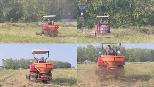 农业机械施肥高清在线视频素材下载